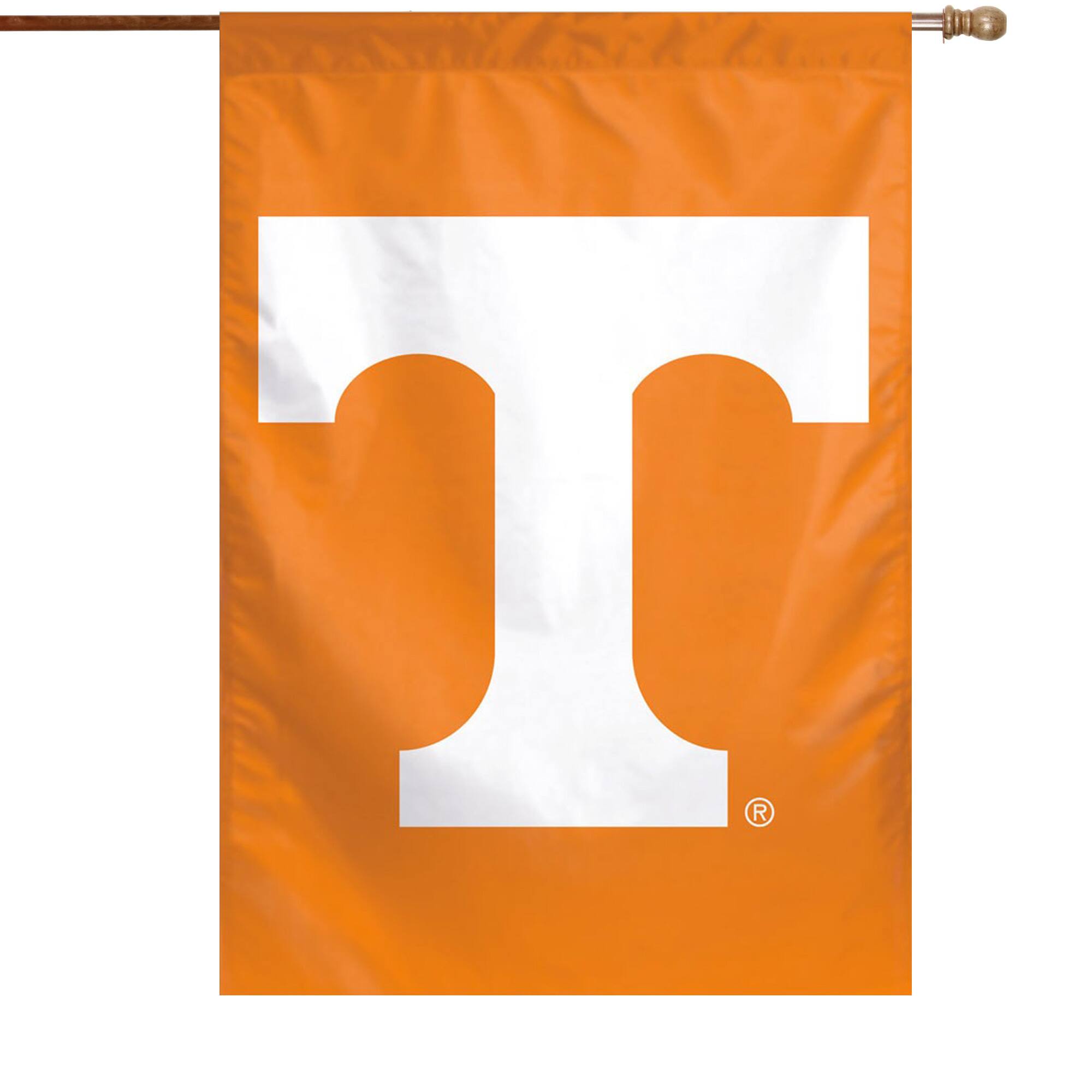 Front. WinCraft - Tennessee Volunteers 28" x 40" Big Logo House Flag - Multicolor.