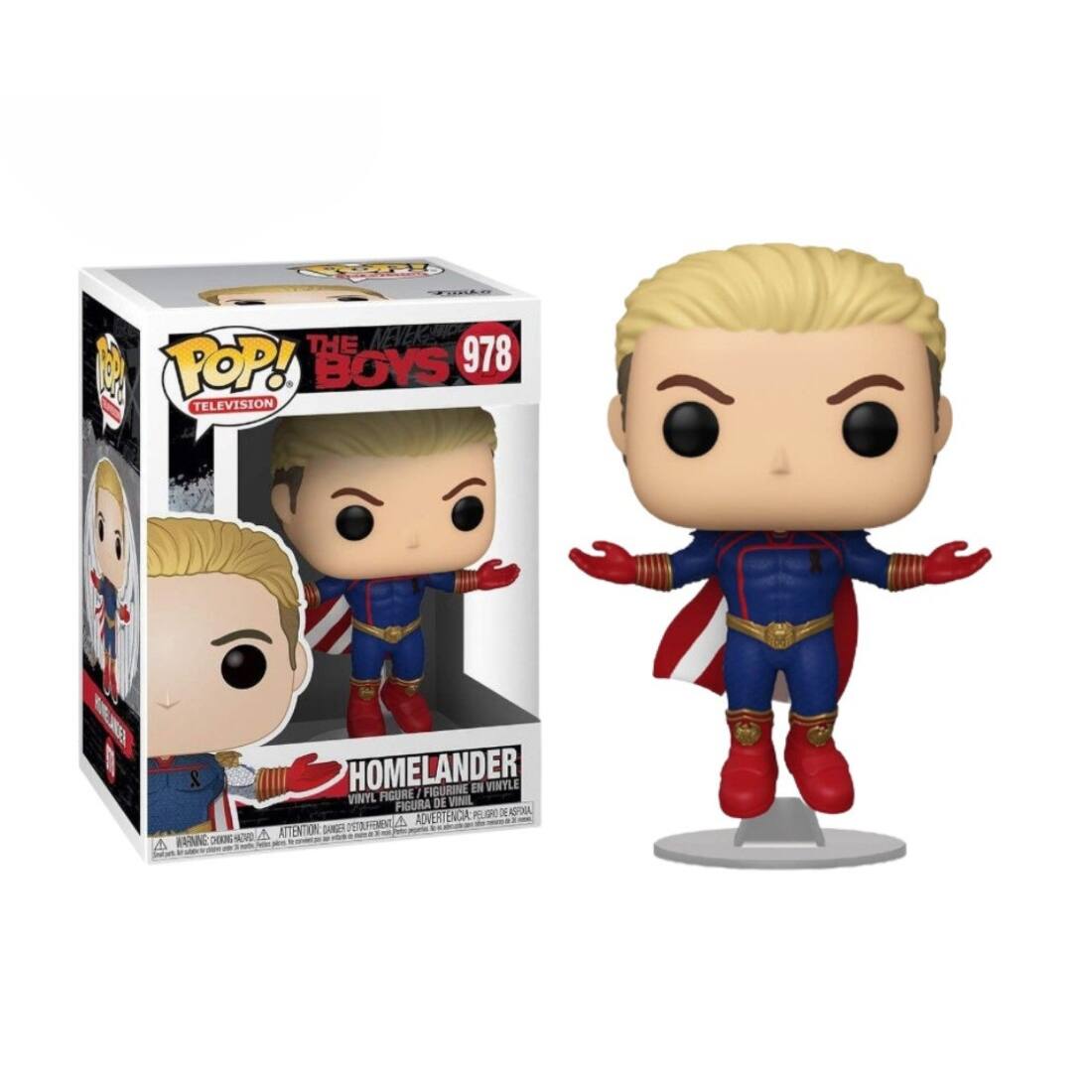 FPdd THE MEVEKSAR 1 POP! BOYS 978 TELEVISION S HOMELANDER FIGURINE EN VINYLE VINTL FIGURE VINIL FIGURA DE FEL GO 2 D DOL A AUVERTENDA ENCA AUTENTION DANGET DETRAIMEN S0NG -ND A . A BANE