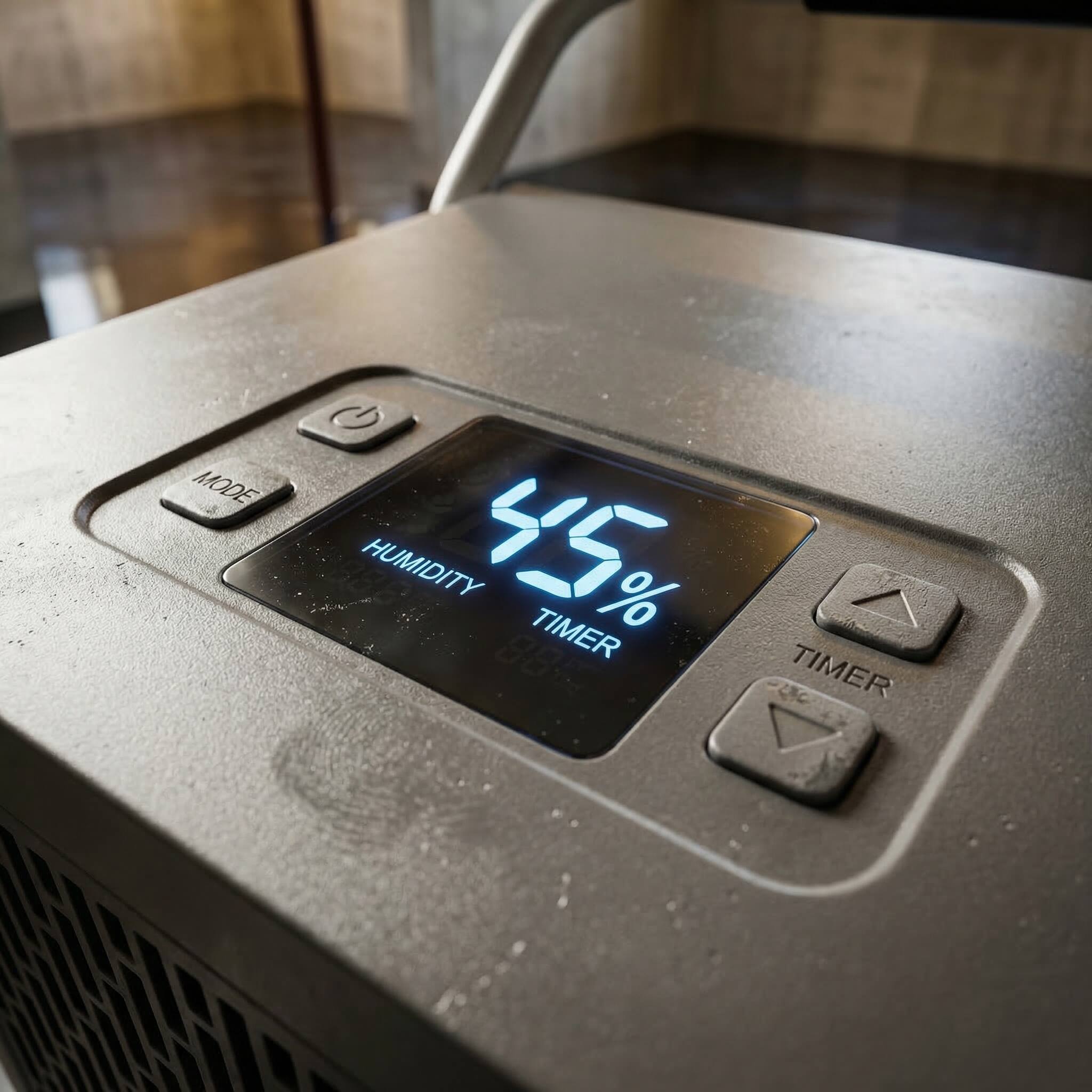 MODE  
HUMIDITY 45%  
TIMER % A 88- TIMER