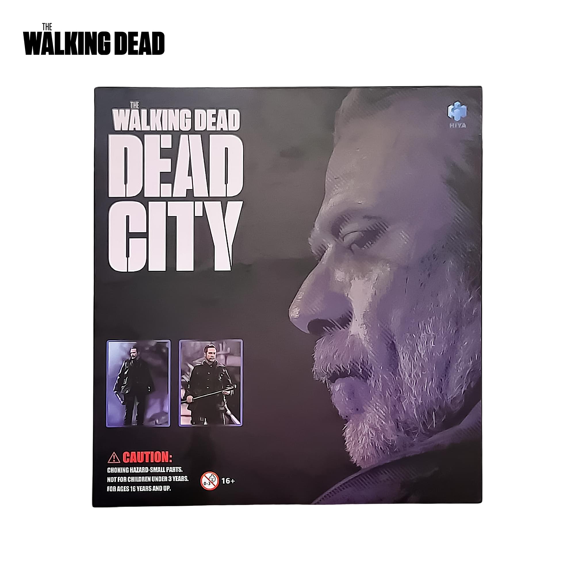 THE WALKING DEAD THE WALKING DEAD DEAD CITY HIYA CAUTION: CHOKING HAZARD - SMALL PARTS. NOT FOR CHILDREN UNDER 3 YEARS. FOR AGES 16 YEARS AND UP.