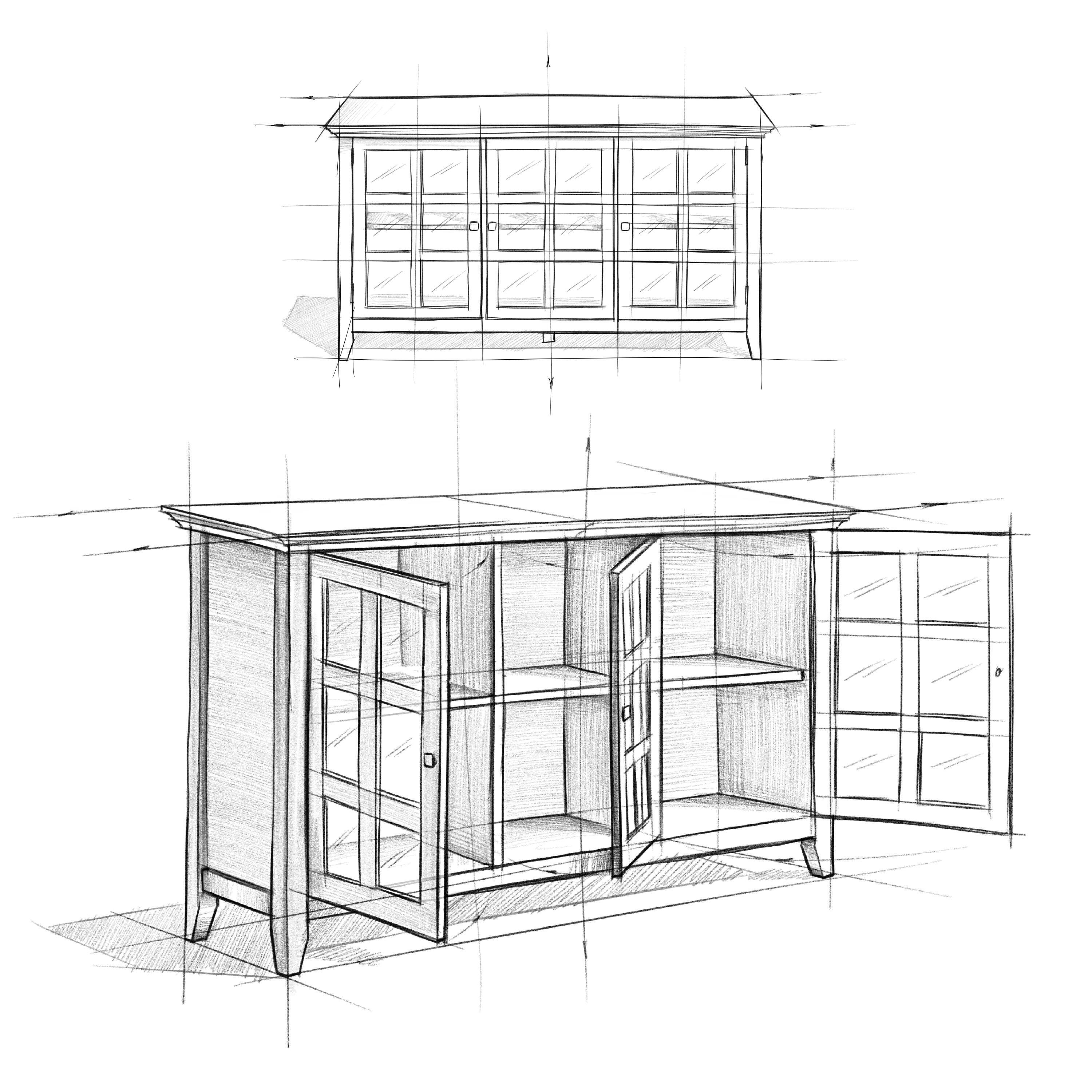 Left. Simpli Home - Acadian SOLID WOOD 62 inch Wide Transitional Wide Storage Cabinet in White - White.