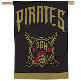 WinCraft - Pittsburgh Pirates 2026 City Connect Single-Sided 28" x 40" Vertical Banner - Multicolor