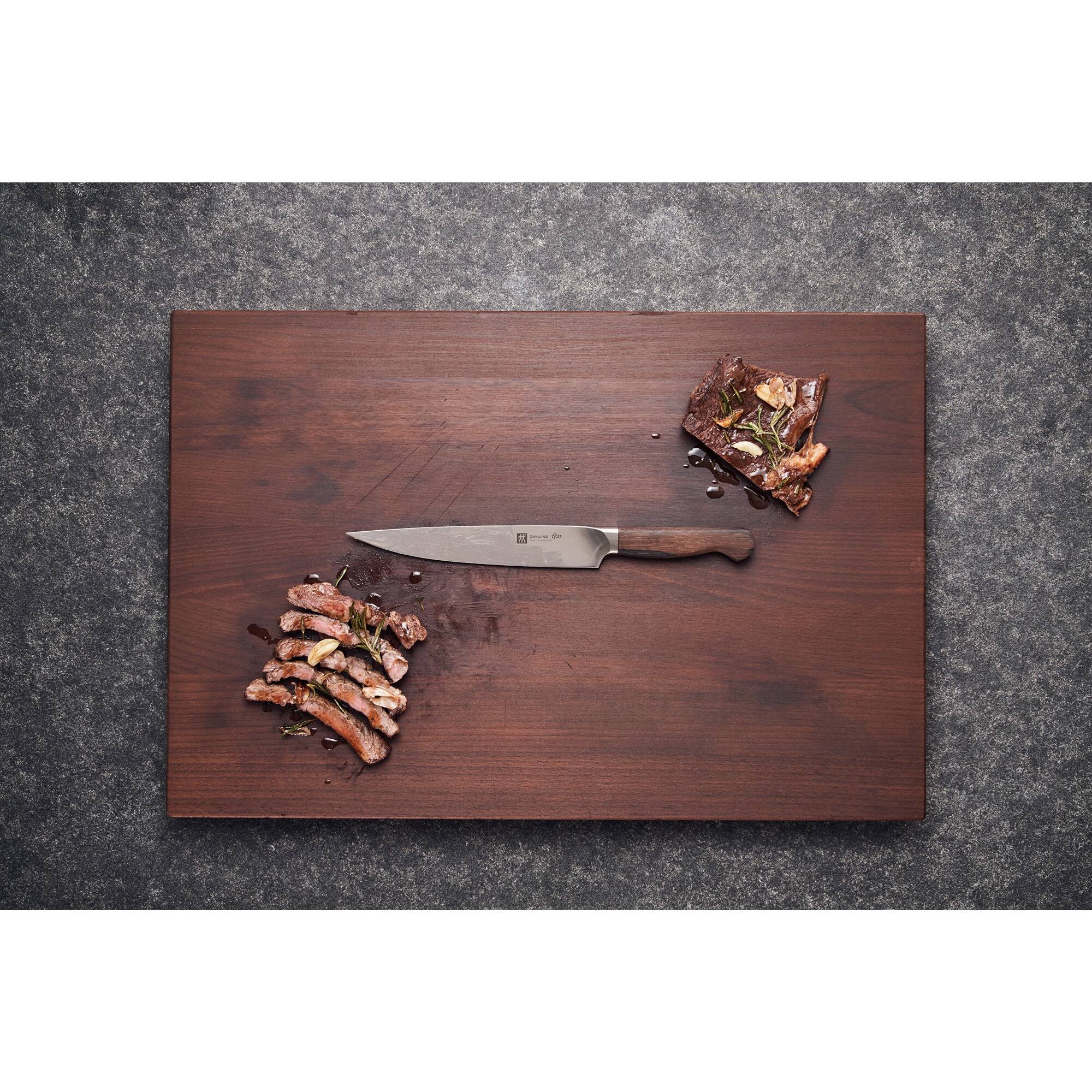 Alt View 1. ZWILLING - ZWILLING 1731 8-inch Carving Knife - Brown.