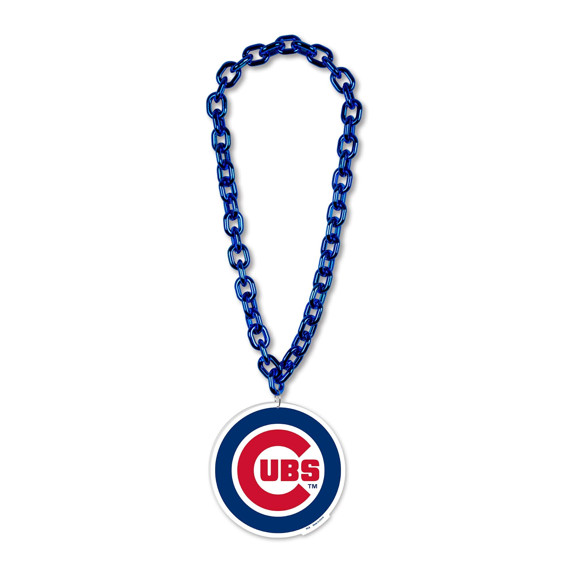 WinCraft - Chicago Cubs Big Chain Logo Necklace - Multicolor price history on PriceWatchPro