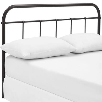 Front. Modway - Serena Queen Steel Headboard by Modway - Brown.
