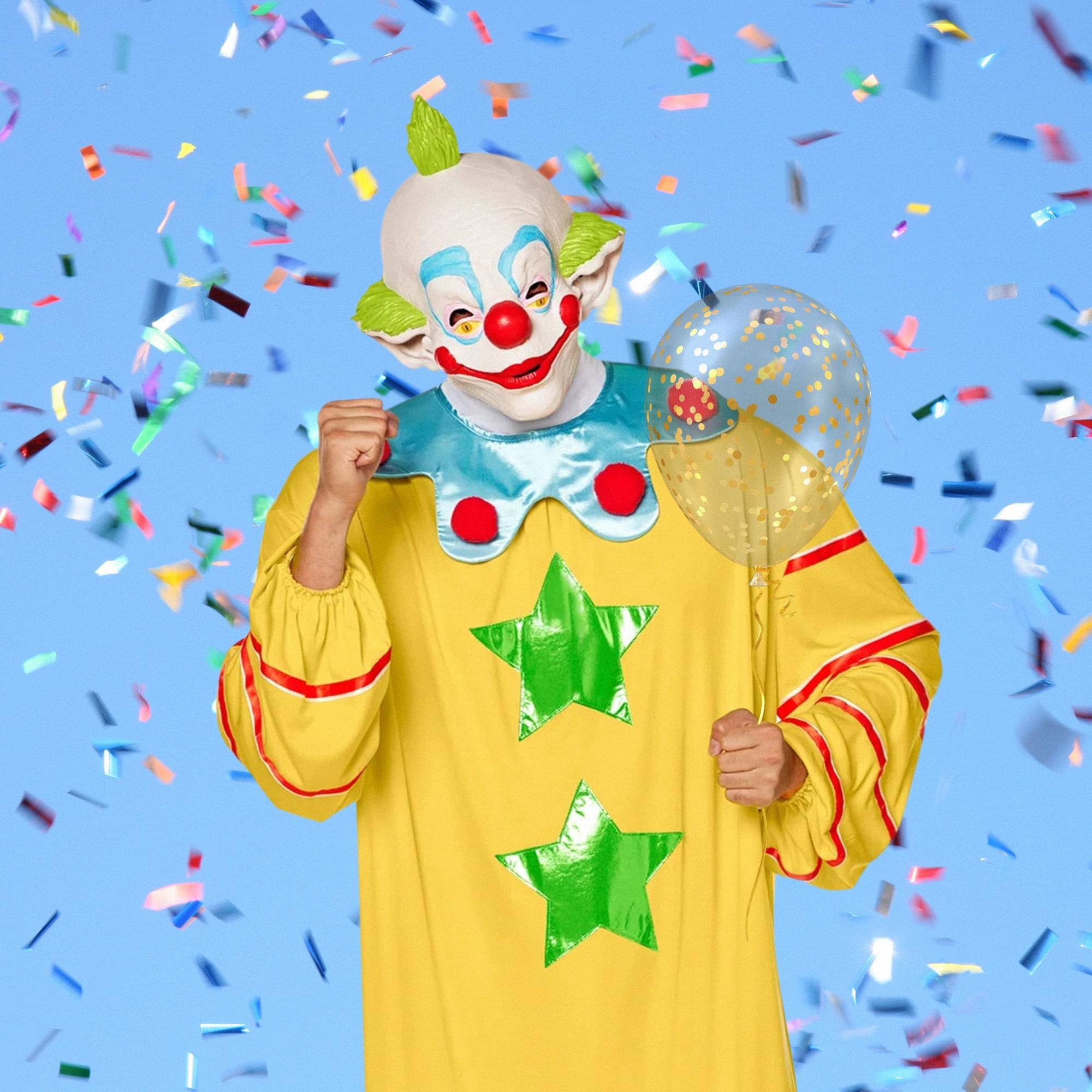 Alt View 1. InSpirit Designs - Killer Klowns Shorty Adult Costume | M - Yellow.