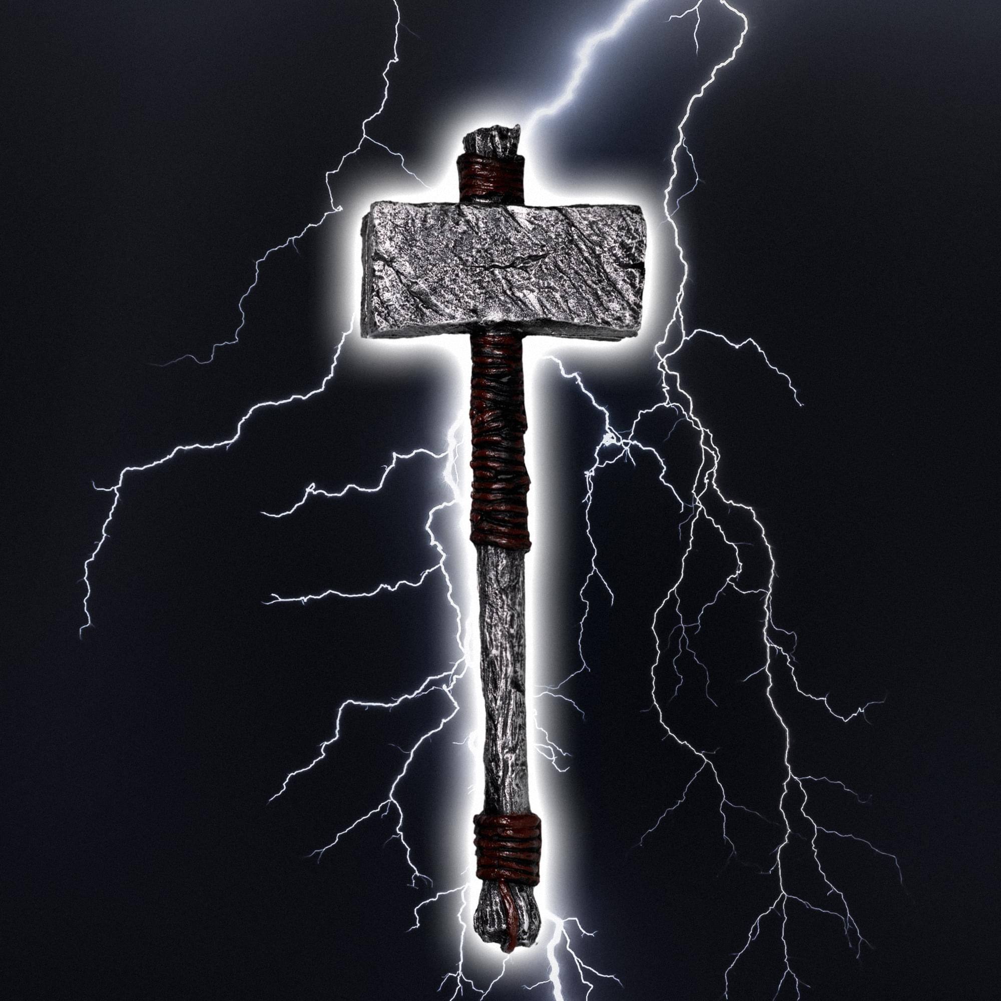 Alt View 10. Underwraps - Nordic Hammer 24.5 Inch Foam Adult Costume Accessory - Black.