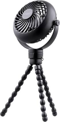 IRIS USA - IRIS WOOZOO 3.5" Cordless Portable Personal Fan with Flexible Tripod Stand, 10-Hour Runtime, 360° Tilt, 3 Speeds