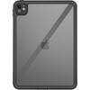 Front. SaharaCase - Oasis Series Water-Resistant Case for Apple iPad Pro (M4 2024/M5 2025) 11" - Clear/Black.