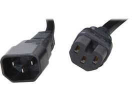 StarTech.com - PXTC14C156 6 ft. 14 AWG Computer Power Cord - IEC C14 to IEC C15 Female to Male