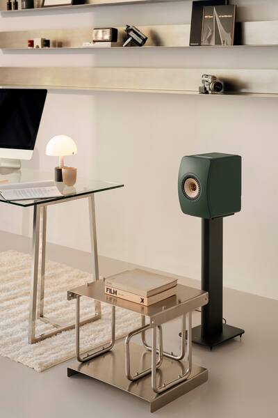 KEF LS50 WIRELESS II Bookshelf Speakers Pair Moss Green LS50AGREEN