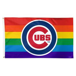 WinCraft - Chicago Cubs 3' x 5' Single-Sided Deluxe Team Pride Flag - Multicolor