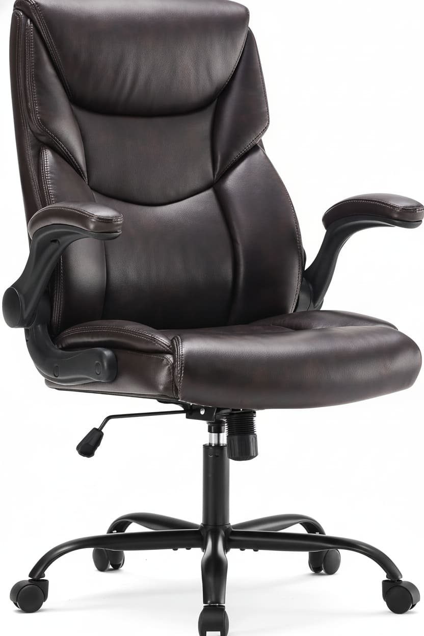 AOITUN - Gaming Chair for Daily Comfort, Ergonomic High Back Support for College Dorm Living - Brown