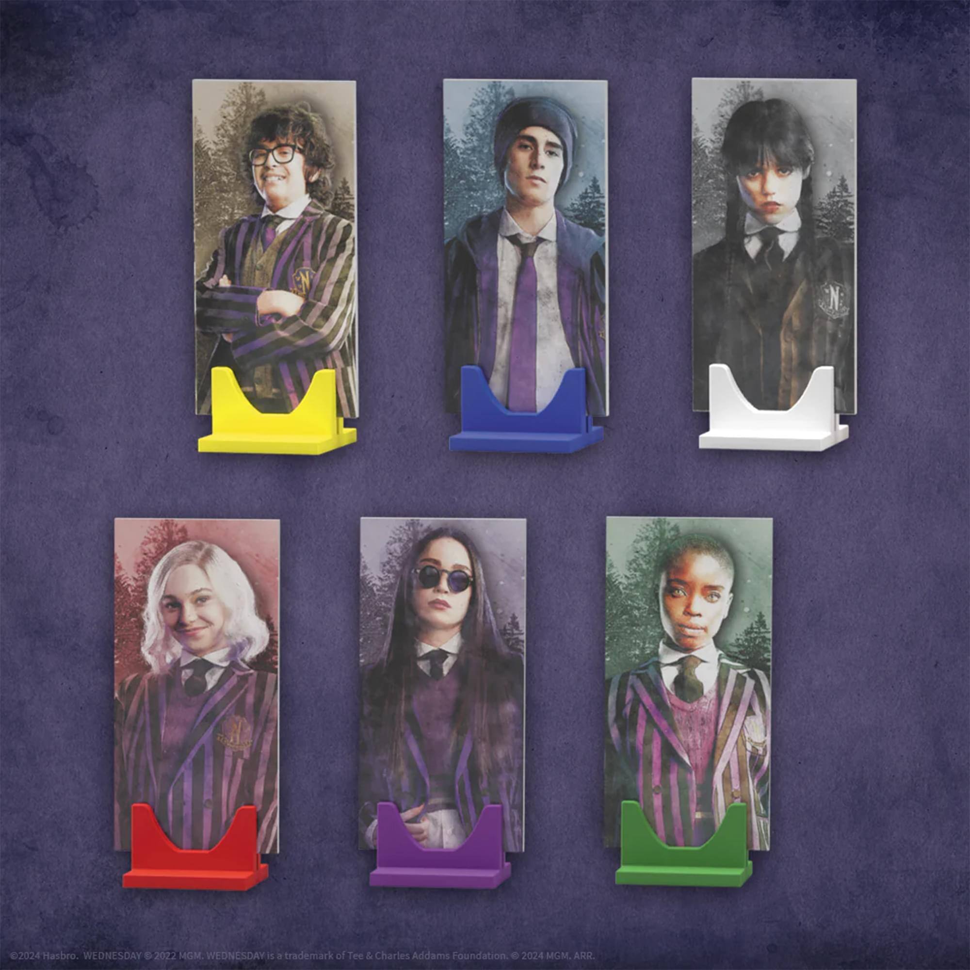 ©2024 Hasbro. WEDNESDAY ©2022 MGM. WEDNESDAY is a trademark of Tee & Charles Addams Foundation. ©2024 MGM. ARR.