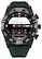 Alt View 11. Citizen - CZ Smart 44mm Black IP Stainless Steel Case Hybrid Heart Rate Smartwatch with Silicone Strap - Green.
