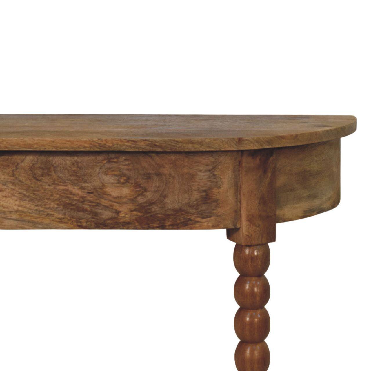 Alt View 1. Artisan Furniture - Spindle Radiator Console Table,  Brown - Beige.