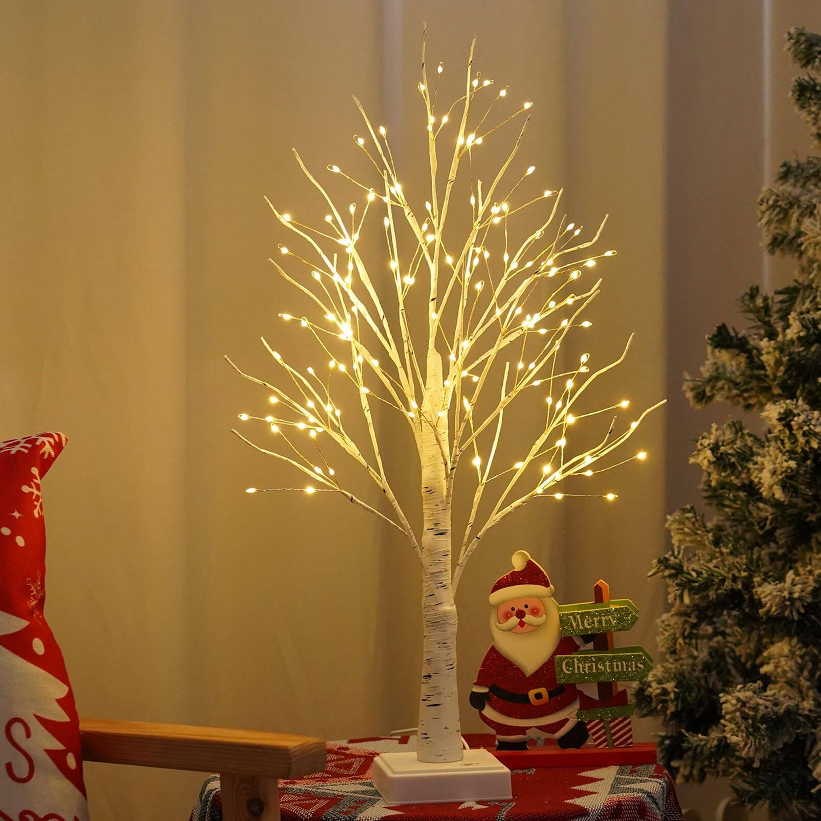 144 Led Birch Tree Warm White 2ft