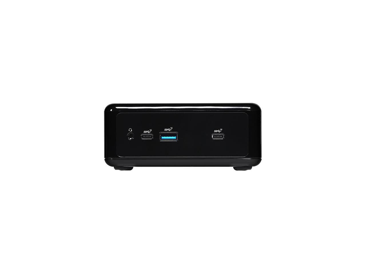 ASRock - Industrial NUC BOX-J6412 Black Mini / Booksize Barebone System