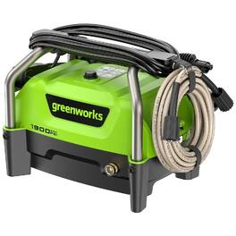 Greenworks - 1900 PSI Portable Pressure Washer, 1.2 GPM - Green