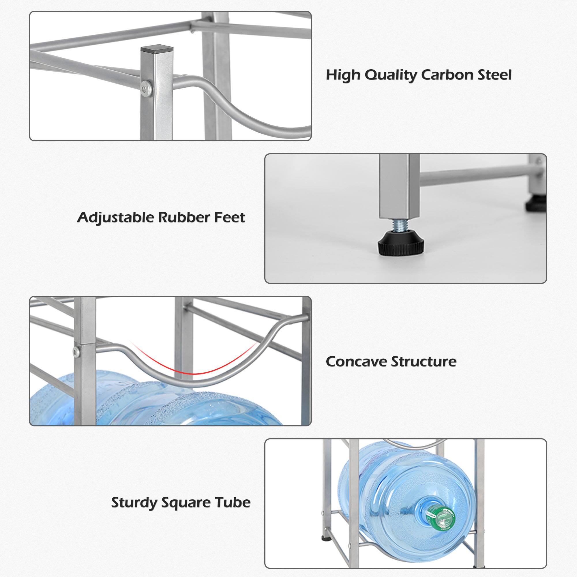 High Quality Carbon Steel  
Adjustable Rubber Feet  
Concave Structure  
Sturdy Square Tube