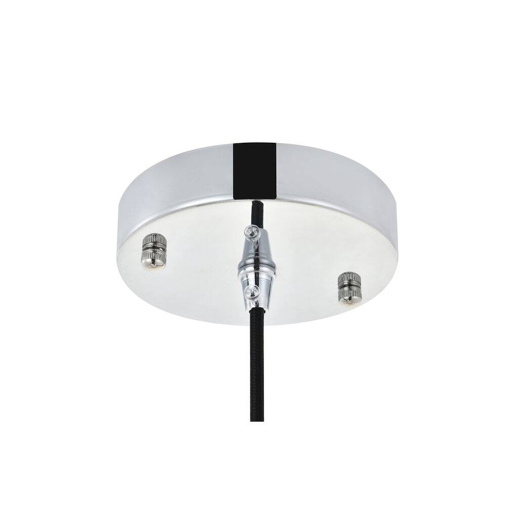 Left. Living District - Etude 1 Light Chrome Pendant - Chrome.