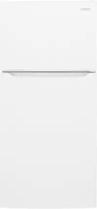 Front. Frigidaire - 20 Cu. Ft. Garage Ready Top Freezer Refrigerator - White.