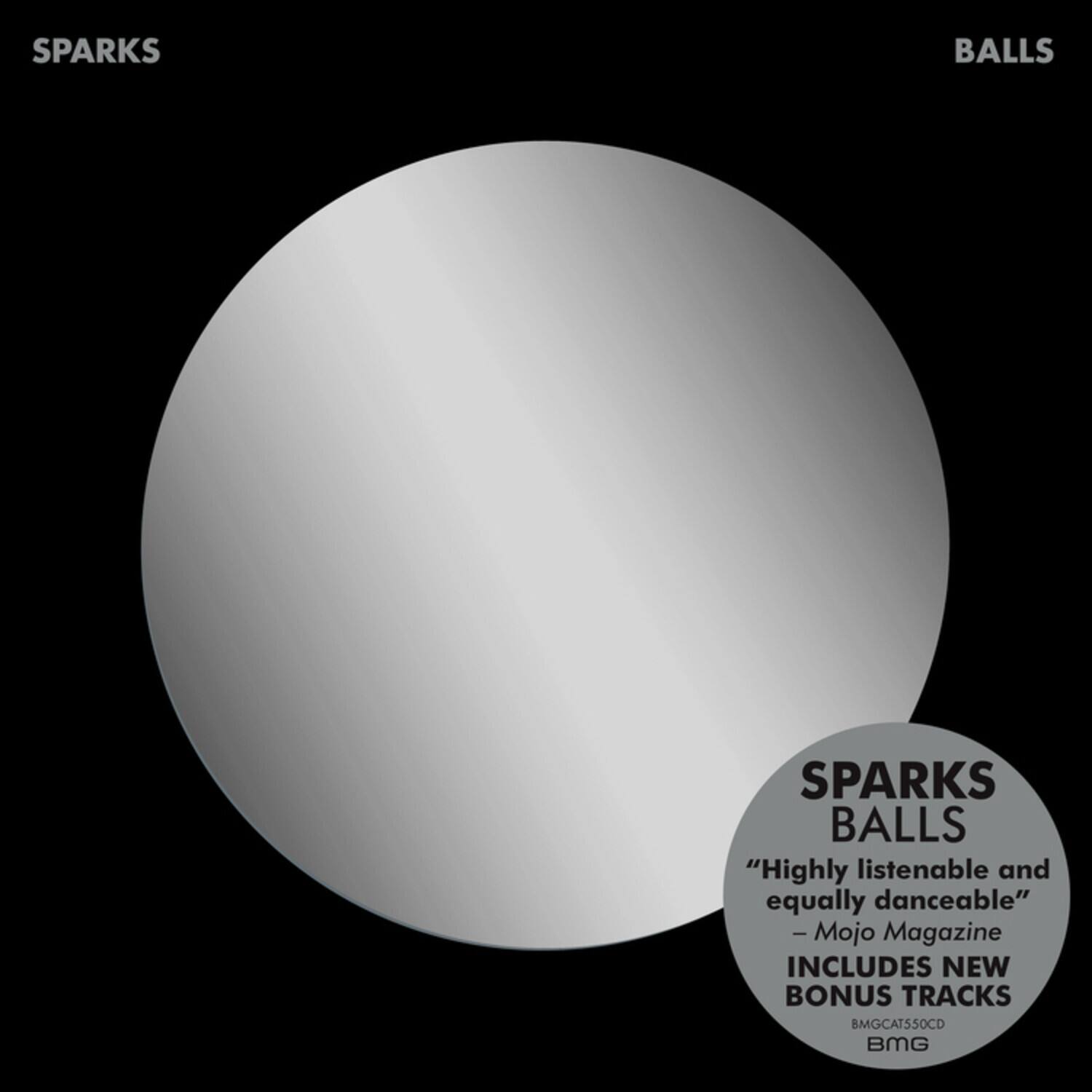 SPARKS BALLS  
"Highly listenable and equally danceable"  
- Mojo Magazine  
INCLUDES NEW BONUS TRACKS  
BMGCATSSOCD  
BMG