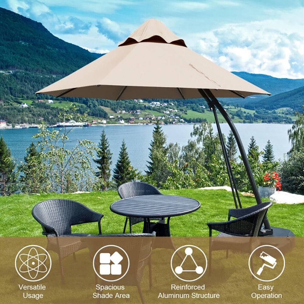 Versatile Usage  
Spacious Shade Area  
Reinforced Aluminum Structure  
Easy Operation