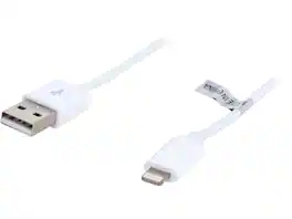 Nippon Labs - USB-LI-3WH 3ft MFi Certified Lightning to USB Cable - White (iPhone5, iPad, iPod) Charge & Sync