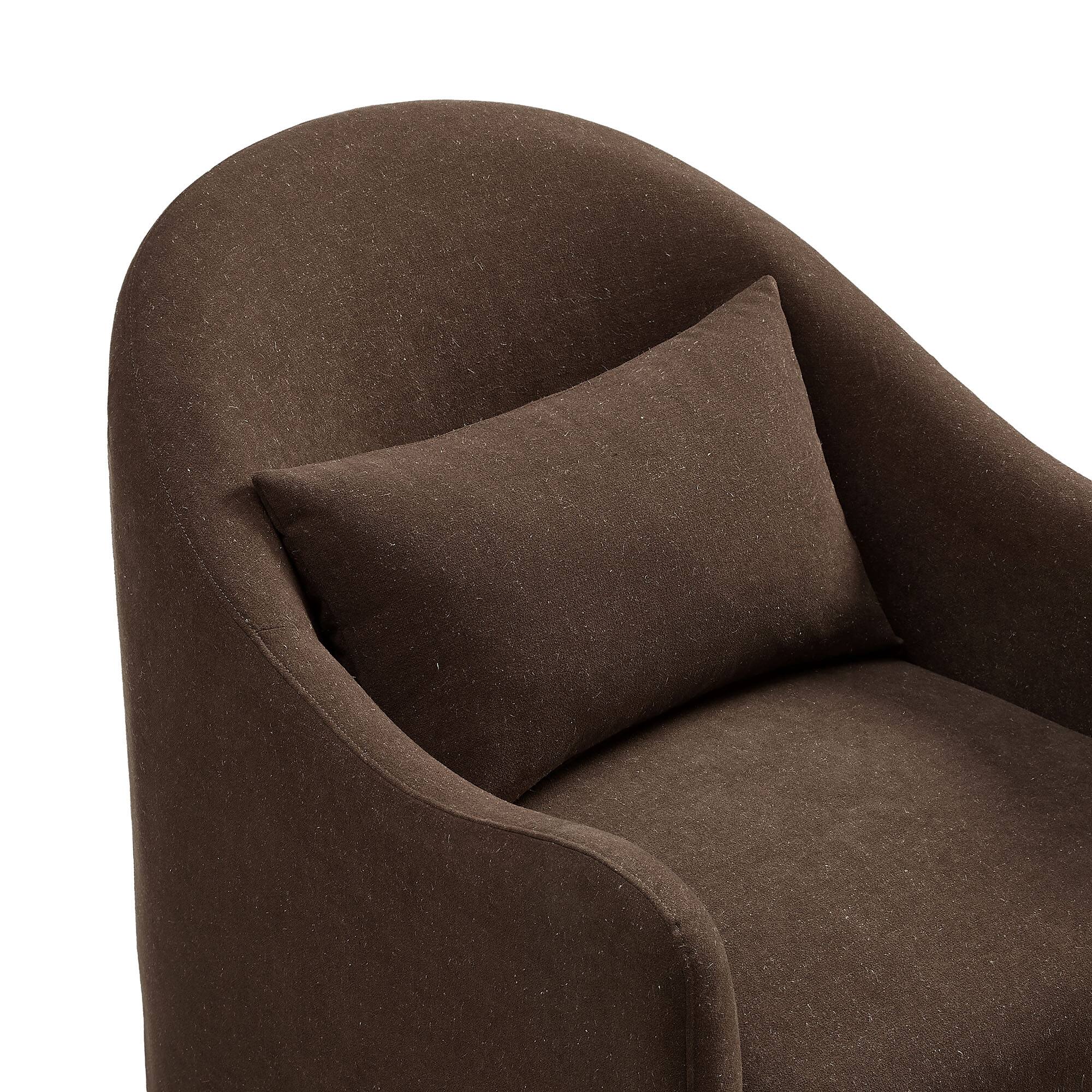 Alt View 5. Modway - Bardot Slipcovered Linen Blend Accent Chair by Modway - Cocoa.