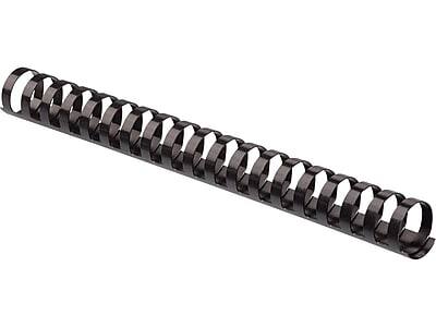 Alt View 1. Fellowes - 3/4" Plastic Binding Spine Comb, 150 Sheet Capacity, 100/Pack - Black.