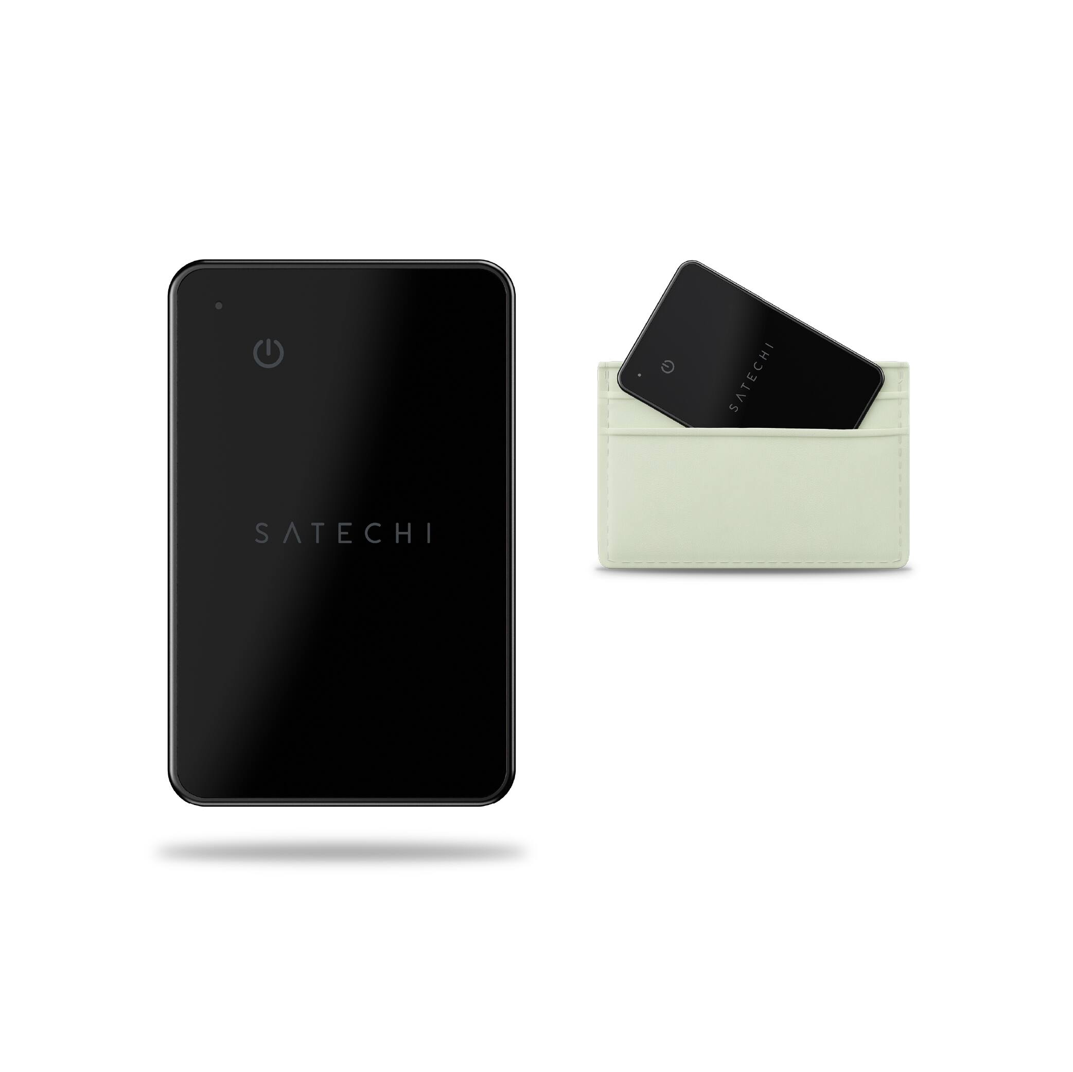 Satechi - FindAll™ Card - Your Essential Tracker for Secure Living - Black