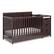 Left. Graco - Hadley 5-in-1 Convertible Crib and Changer with Drawer - Espresso.