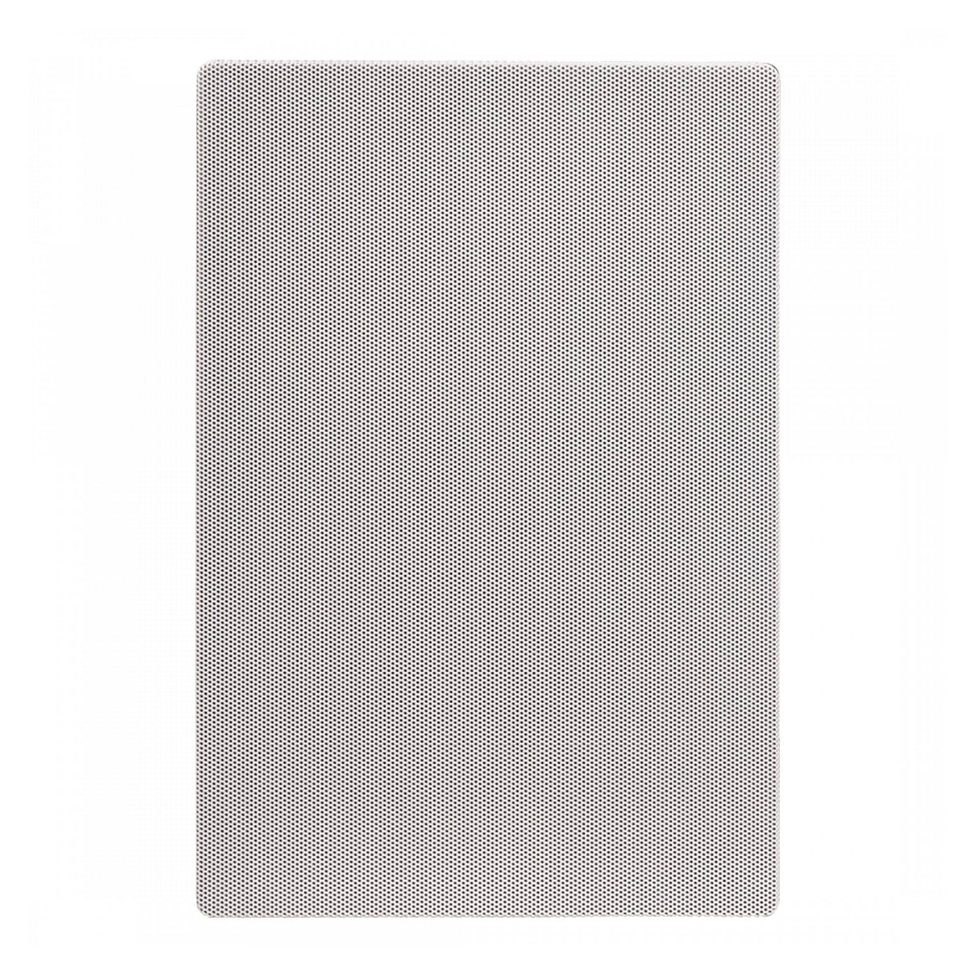 Alt View 1. ELAC - Elac IW-V61-W - Vertex 1 6.5" In-Wall Speaker - Includes White Grille, Sold Individually - Black/Gray.