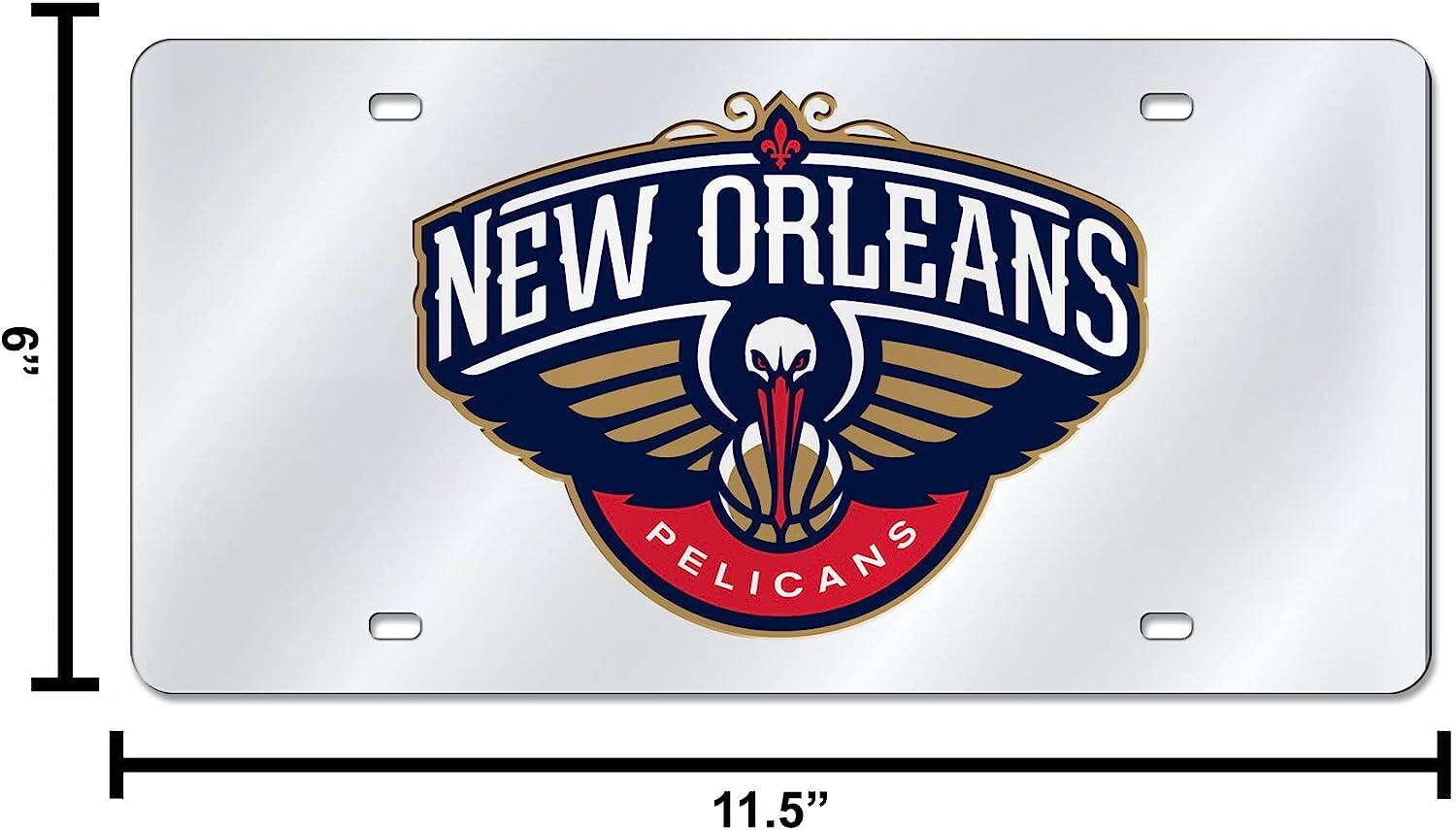 6" x 11.5"  
NEW ORLEANS PELICANS