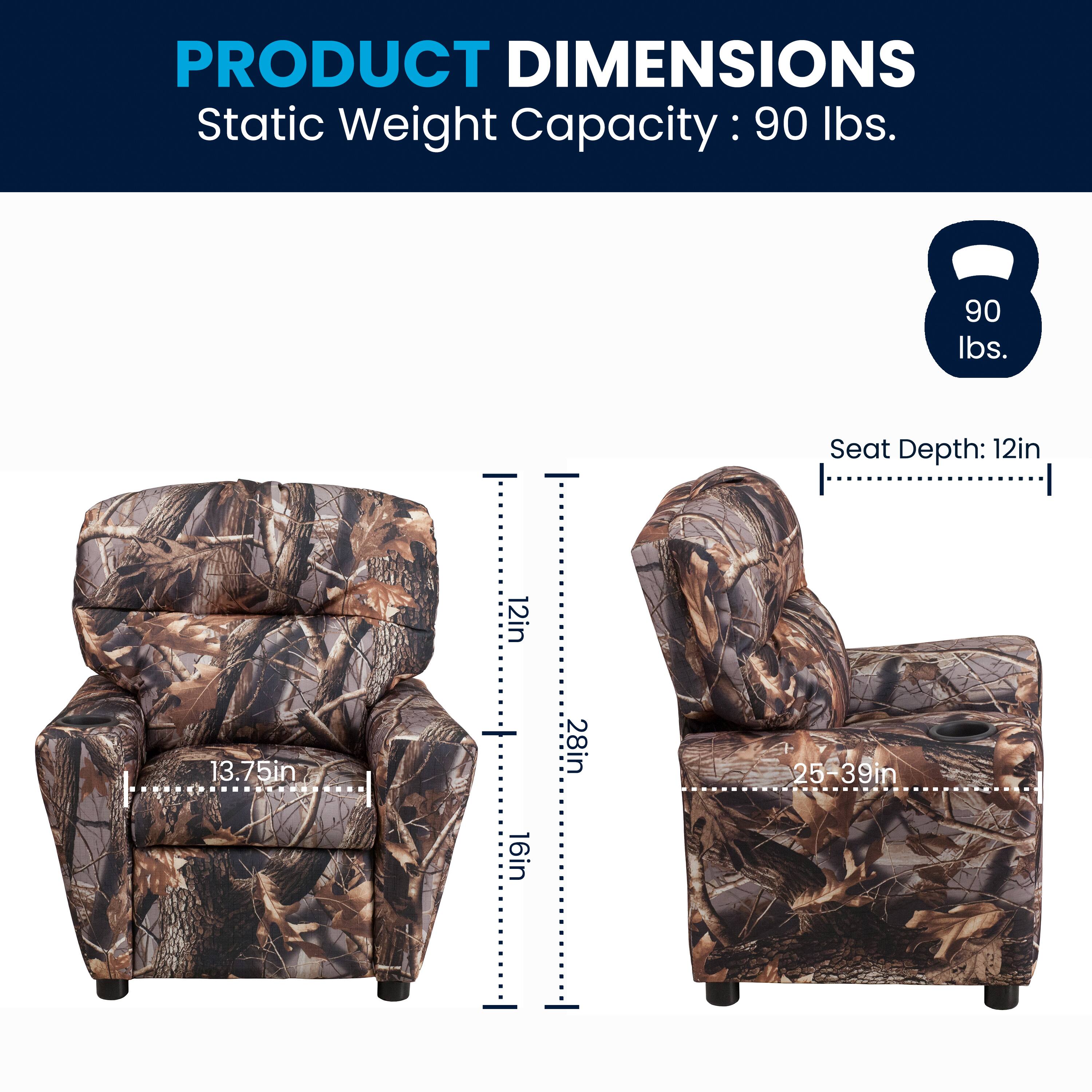 PRODUCT DIMENSIONS  
Static Weight Capacity: 90 lbs.  
Seat Depth: 12in  
13.75in  
16in  
28in  
25-39in