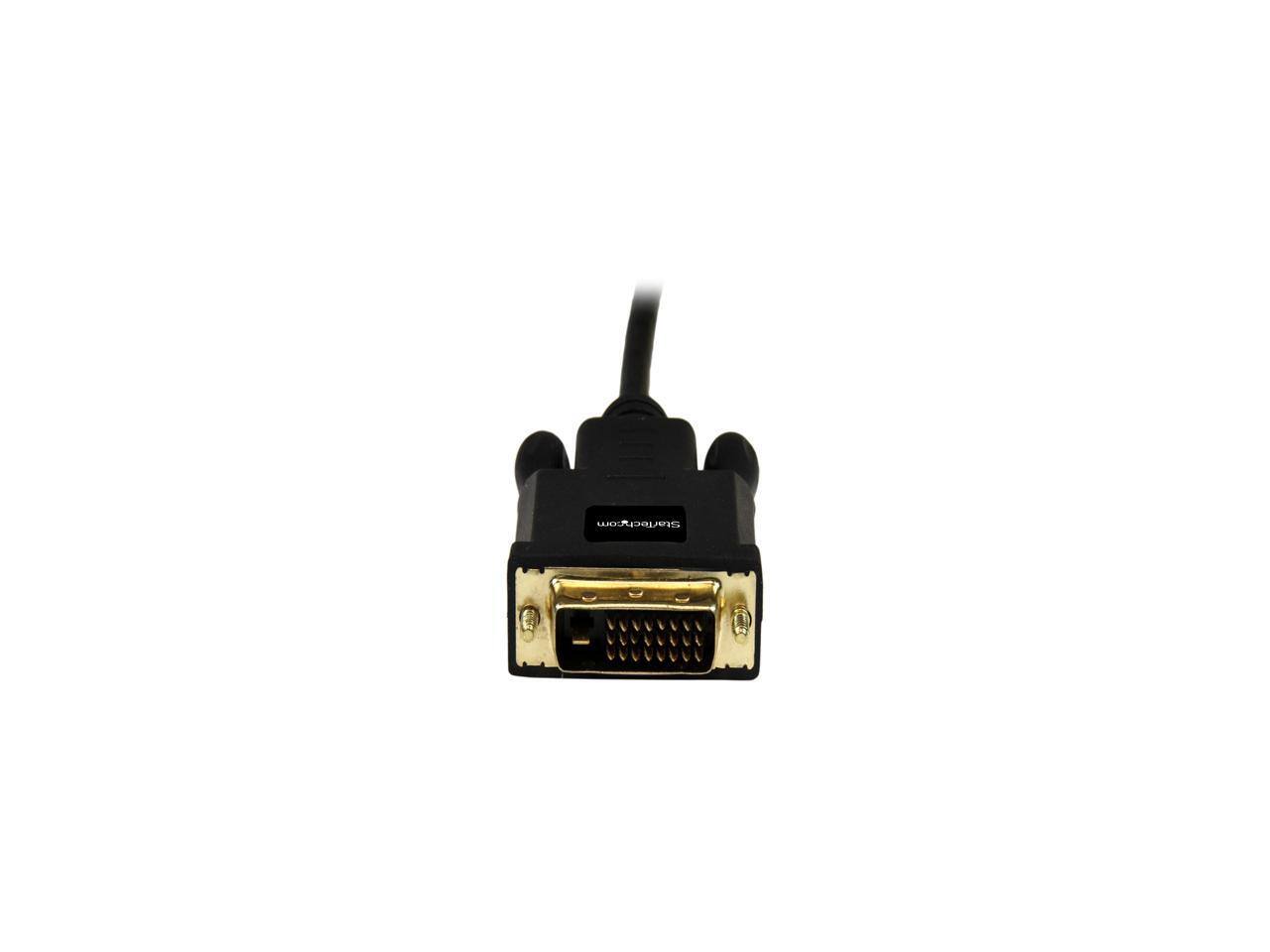 Alt View 2. StarTech.com - StarTech.com Model MDP2DVIMM10B Mini DisplayPort to DVI Adapter Converter Cable Male to Male.