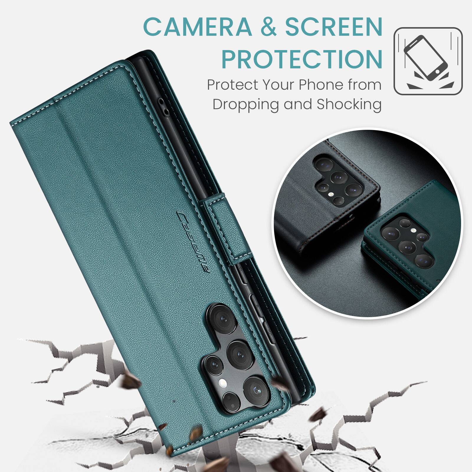 CAMERA & SCREEN PROTECTION  
Protect Your Phone from Dropping and Shocking