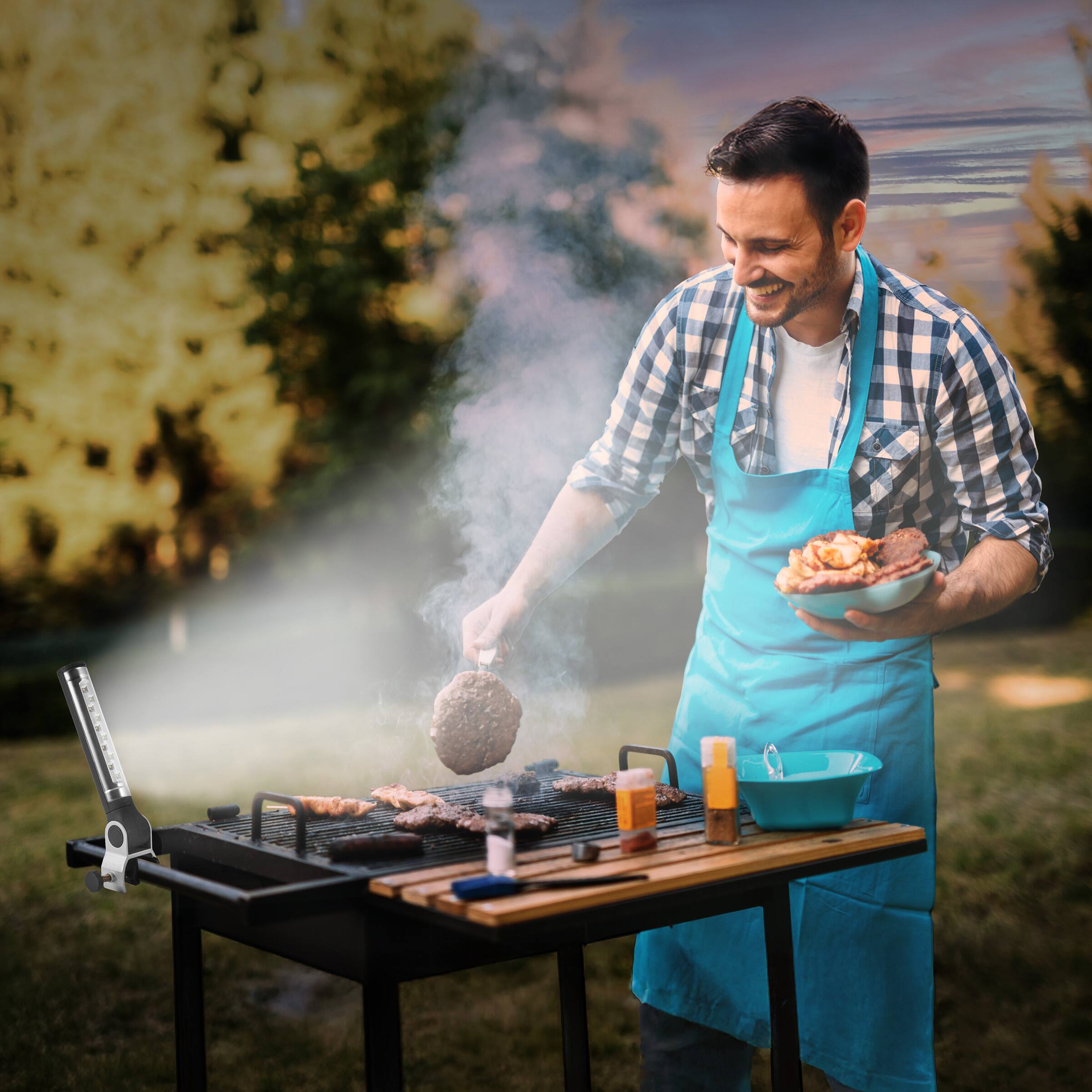 Back. Sorbus - Sorbus BBQ Grill LED Lights - Weather Resistant, Task Lighting Barbecue Grilling Outdoor - Black / Silver.