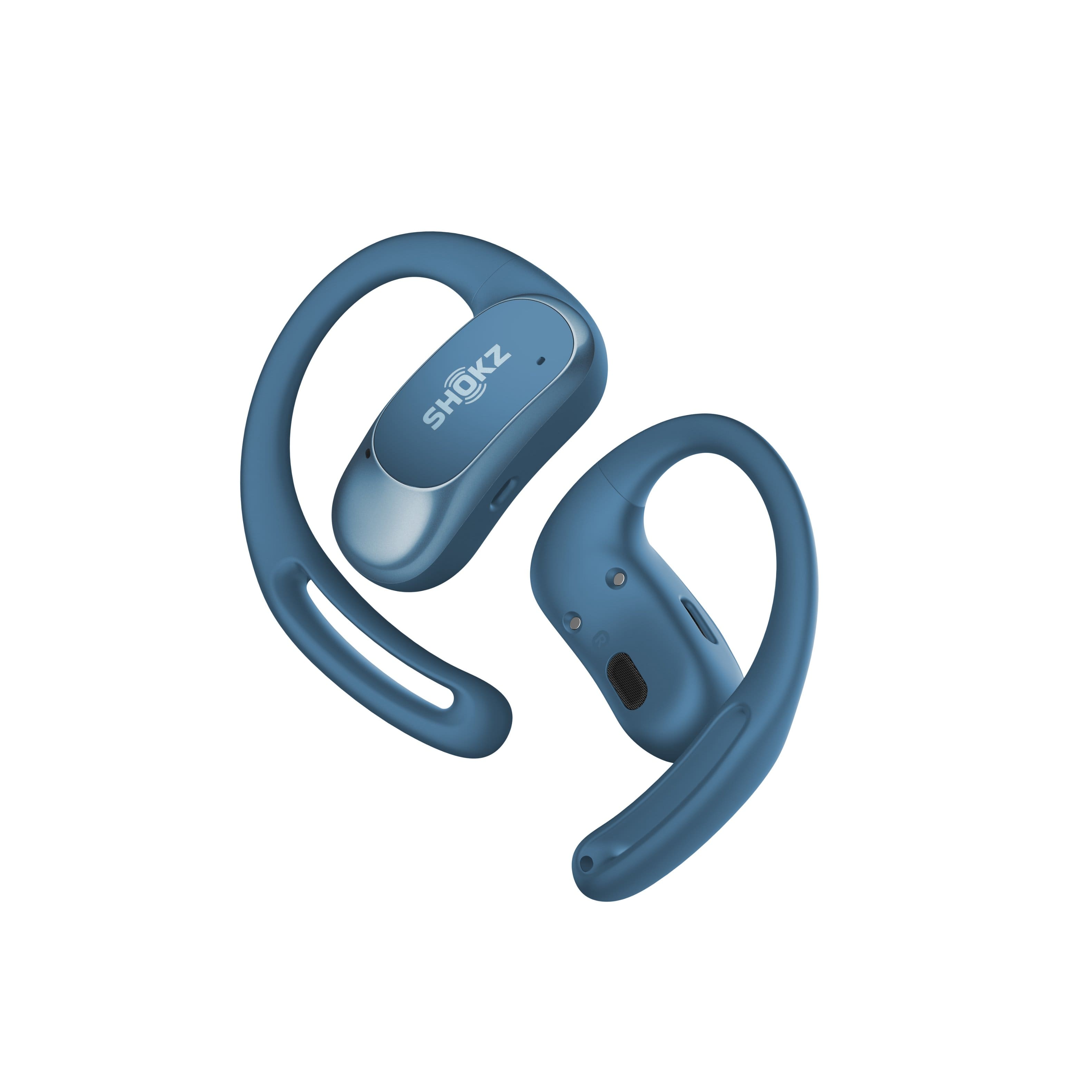 Shokz - OpenFit Air Open-Ear True Wireless Earbuds - Stone Blue - Front_Zoom