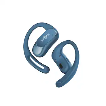 Front. Shokz - OpenFit Air Open-Ear True Wireless Earbuds - Stone Blue.