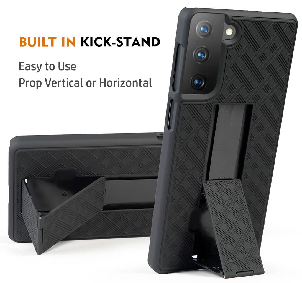 BUILT IN KICK-STAND  
Easy to Use  
Prop Vertical or Horizontal