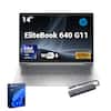 14" HP EliteBook 640 G11 Intel Core i5-165U Ultra 7 Wi-Fi 6 1920x1200 WUXGA - Windows 11 Pro T-HUB