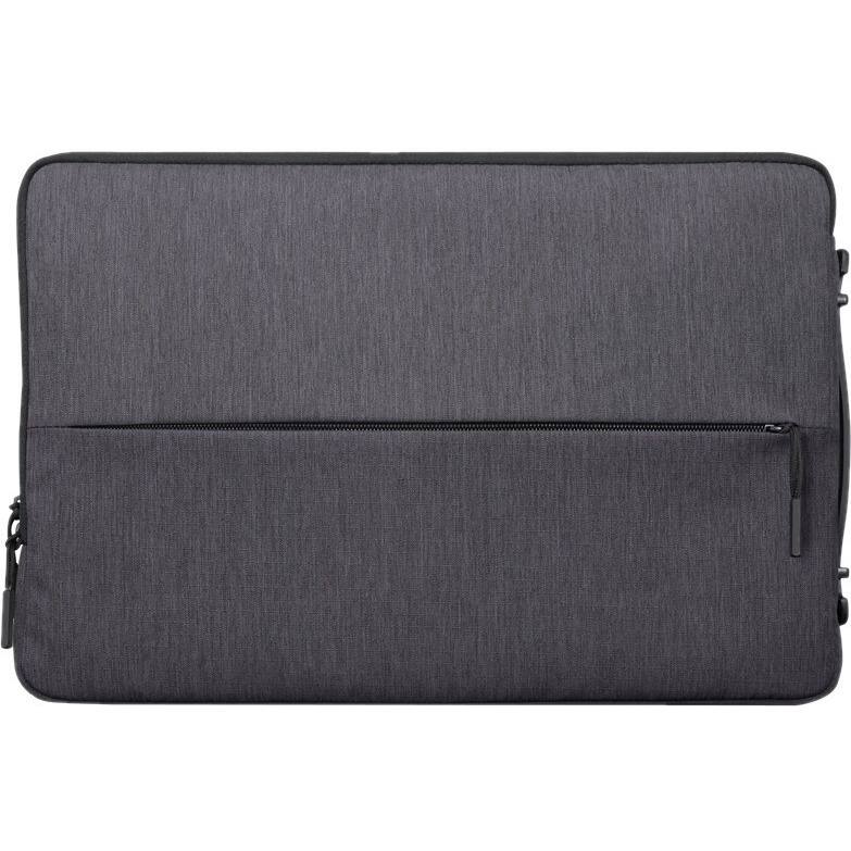 Alt View 2. Lenovo - Lenovo Urban Carrying Case (Sleeve) for 14" Notebook - Charcoal Gray - Water Resistant, Drop Resistant, Scratch Resistan - Charcoal Gray.