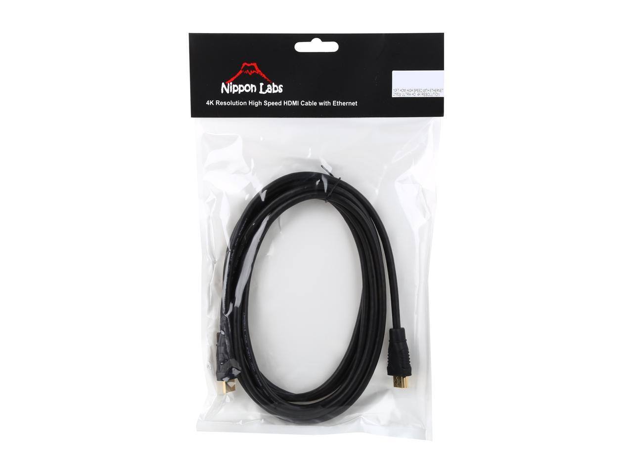 Nippon Labs 4K Resolution High Speed HDMI Cable with Ethernet  
10FT MUMI - LTRA - 4%