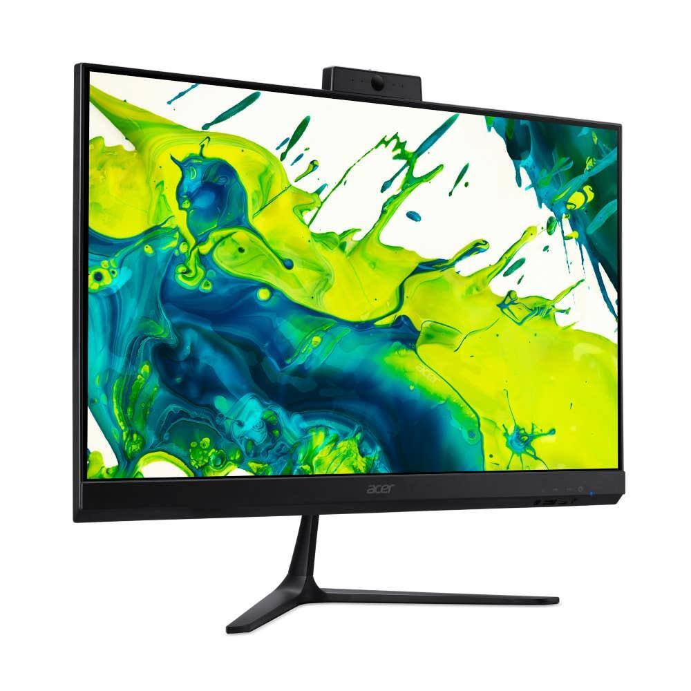 Angle. Acer - Aspire C24-2G-UR12 All-in-One Desktop 23.8" FHD IPS AMD Ryzen 7 16GB RAM 1TB SSD.