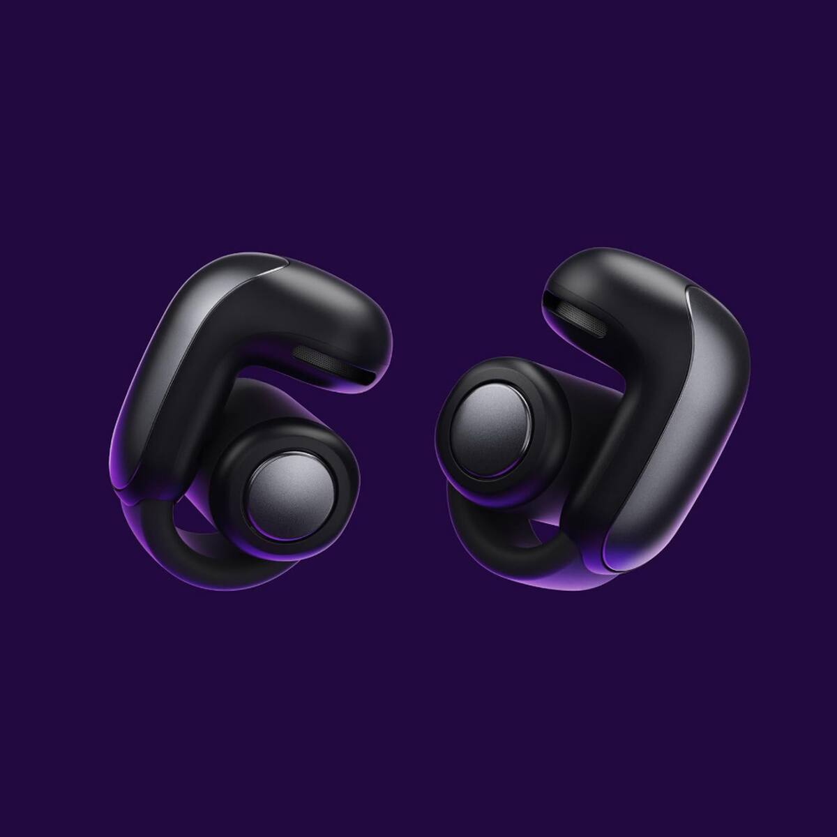 Alt View 4. Bose - Ultra Open Earbuds Bluetooth Open-Ear Clip-On Headphones + 26-Month Extended Warranty Protection - Black.