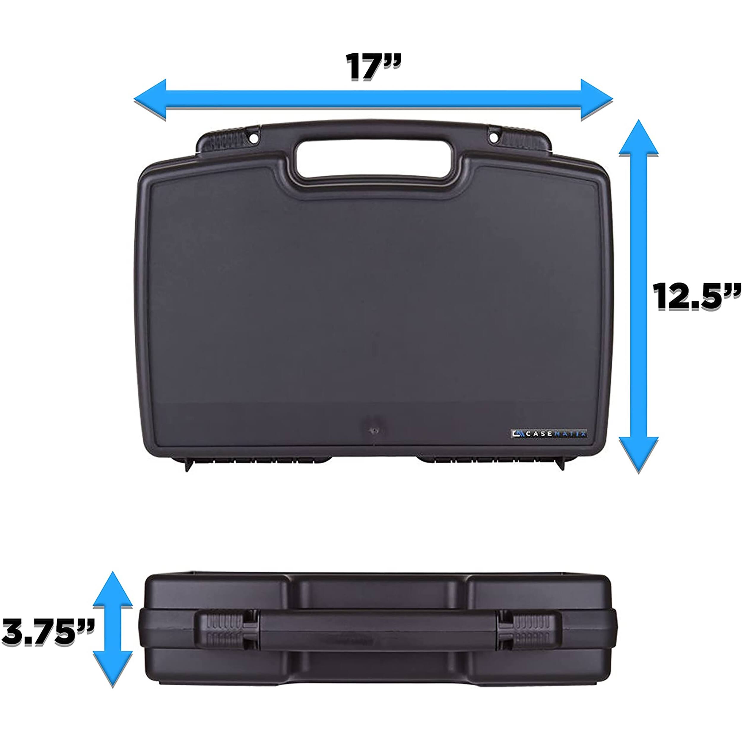17" x 12.5" x 3.75" CASEMATIX