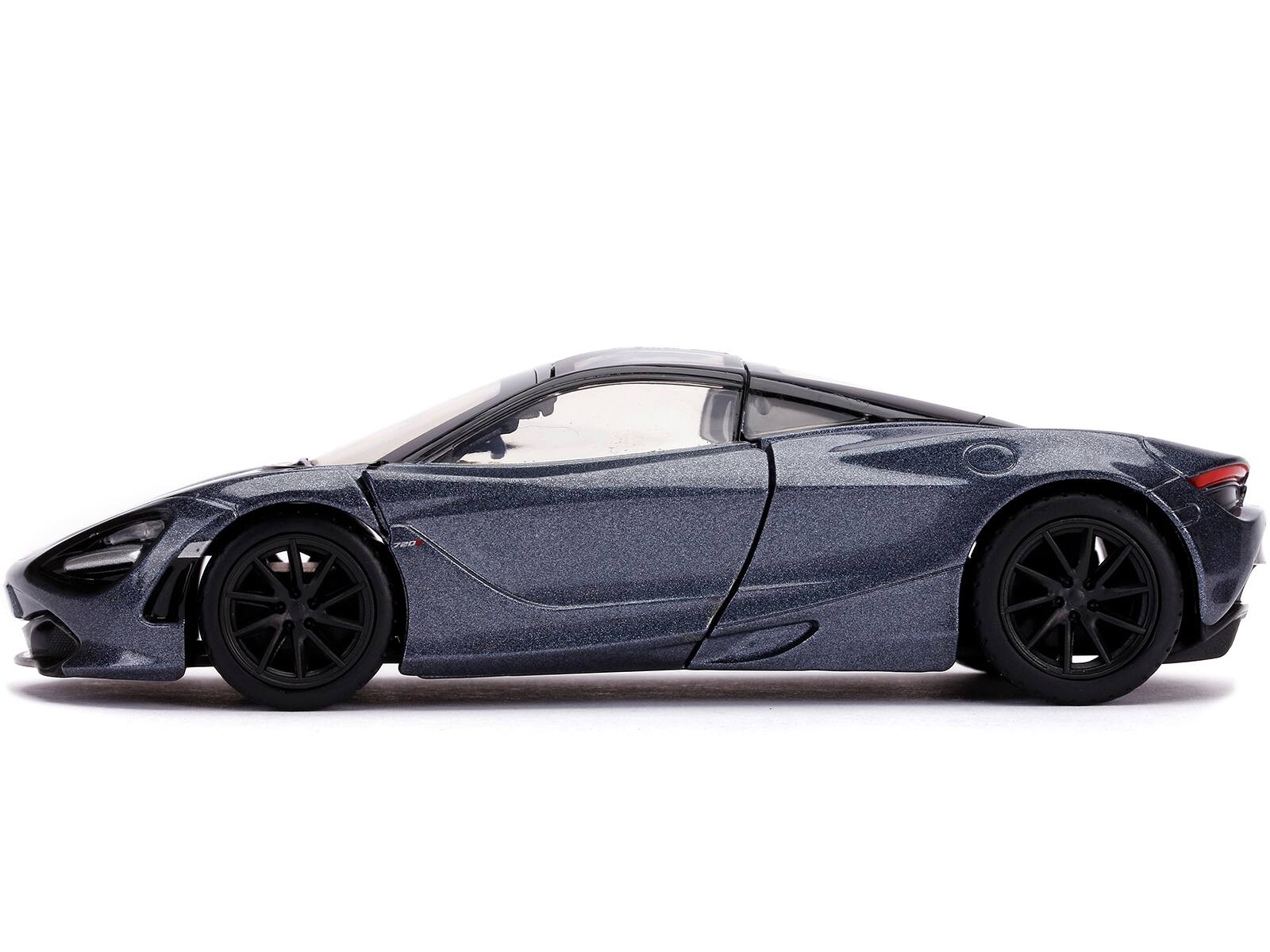 Angle. Jada - Shaw's McLaren 720S RHD (Right Hand Drive) Metallic Gray "Fast & Furious Presents: Hobbs & Shaw" (2019) Movie 1/32 - Metallic Gray.