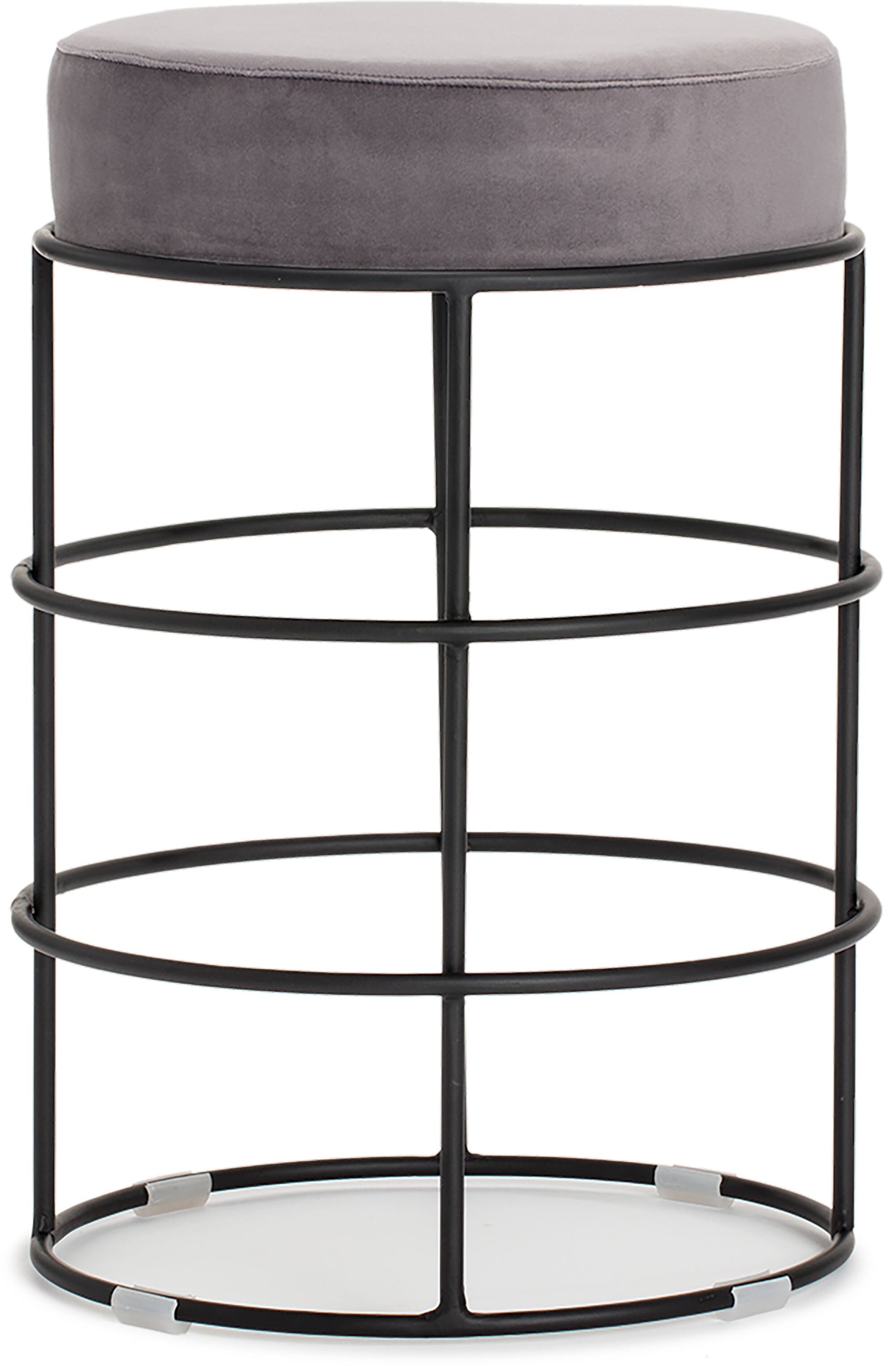 Best Buy Adore Decor Leone Stool Gray OTM10014A